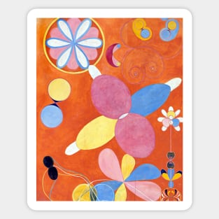 High Resolution Hilma af Klint Group Iv No 4 Youth 1907 Sticker